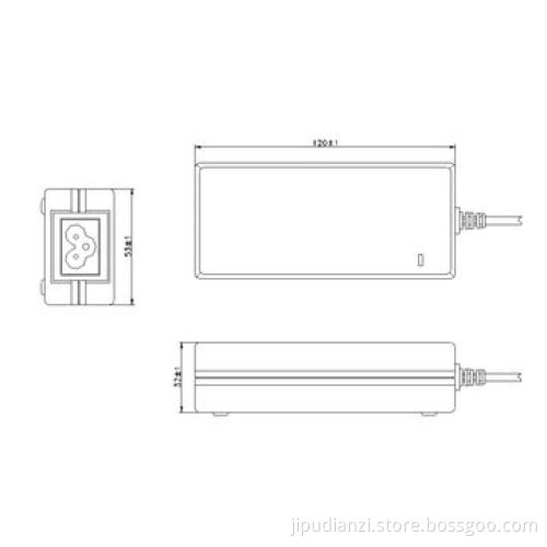 12V 3.5A Switching power supply, lightweight and compact design
